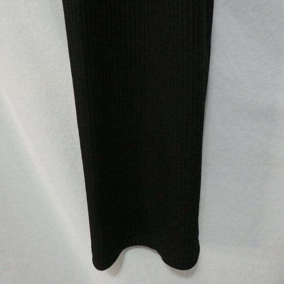 SHEIN - Curve | 1XL | Textured Ribbed Black Stretchy Leggings - Picture 8 of 16